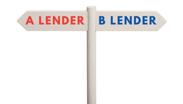 A Lender vs B Lender